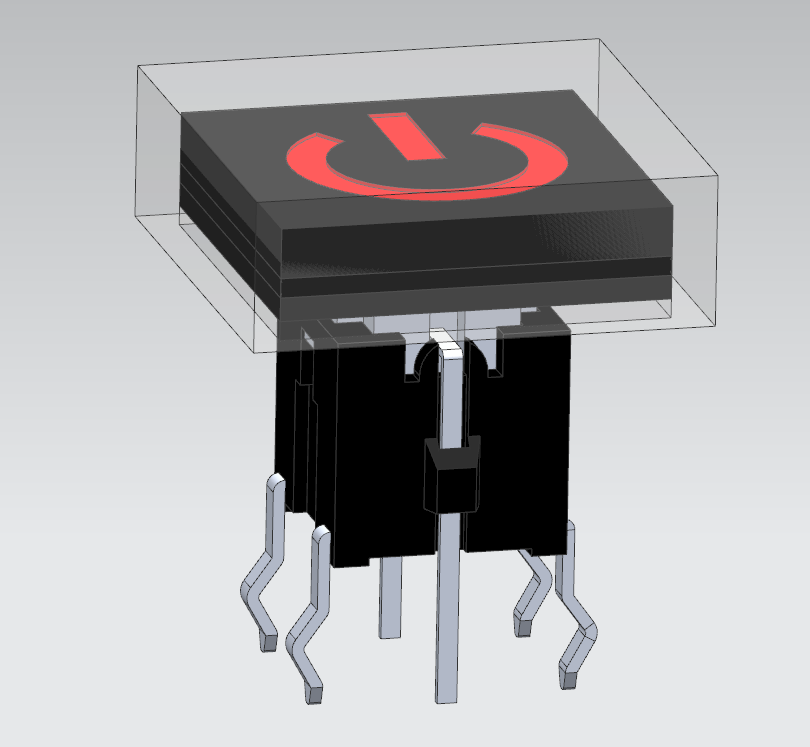 Illuminated tact switch