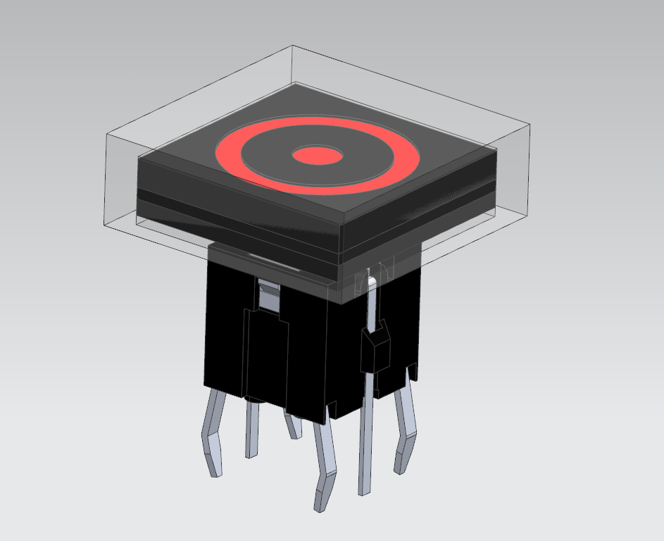 Illuminated tact switch