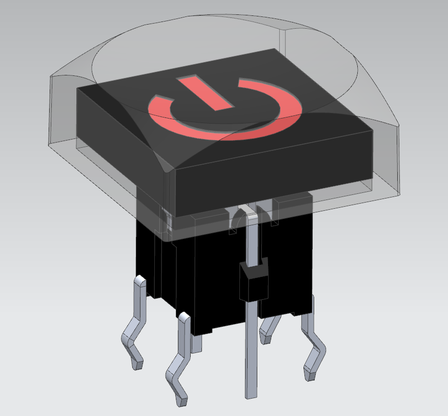 Illuminated tact switch