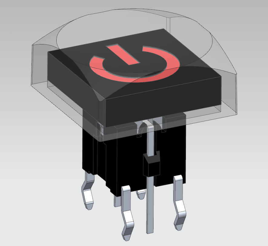 Illuminated tact switch