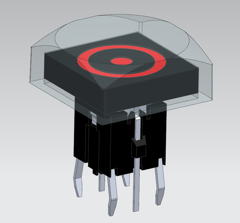Illuminated tact switch
