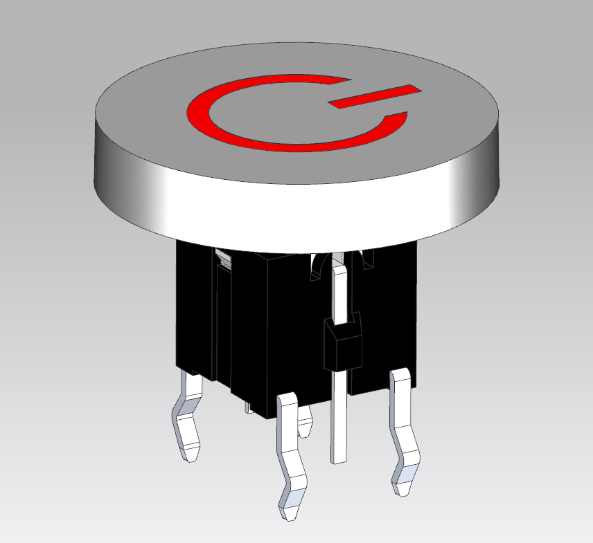 Illuminated tact switch