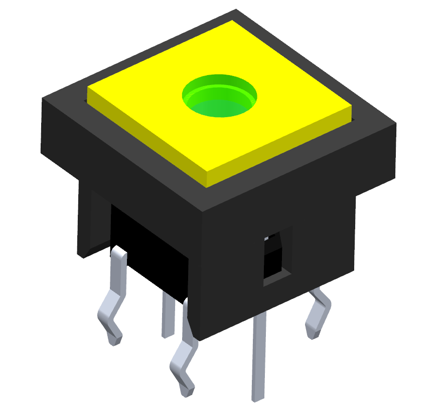 Illuminated tact switch