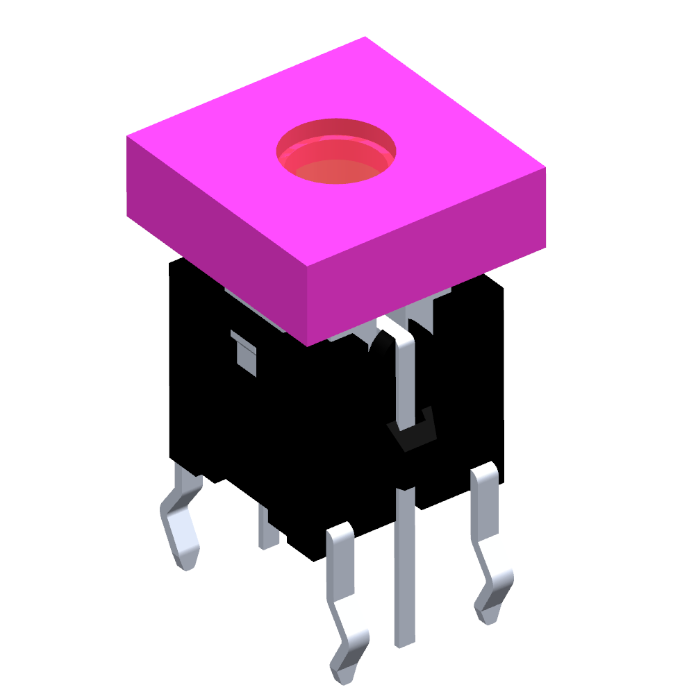 Illuminated tact switch