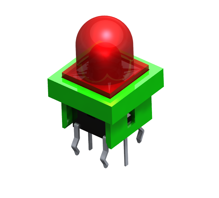 Illuminated tact switch