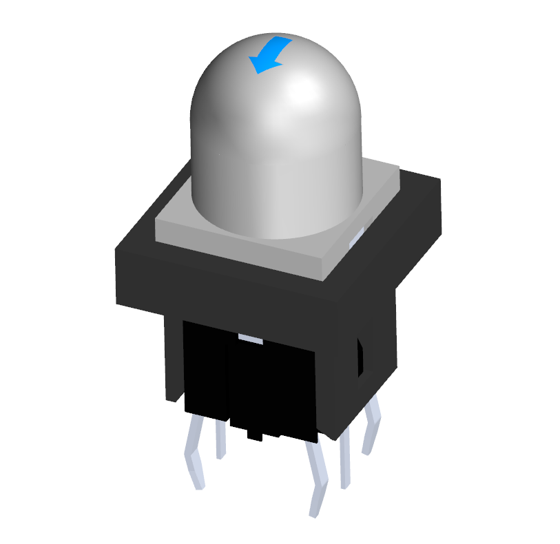 Illuminated tact switch