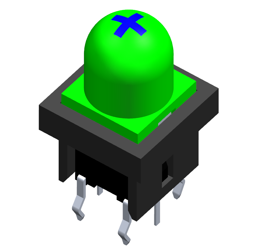 Illuminated tact switch
