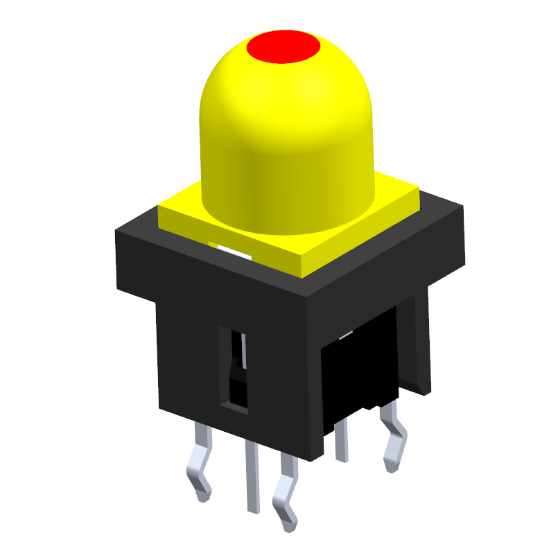 Illuminated tact switch