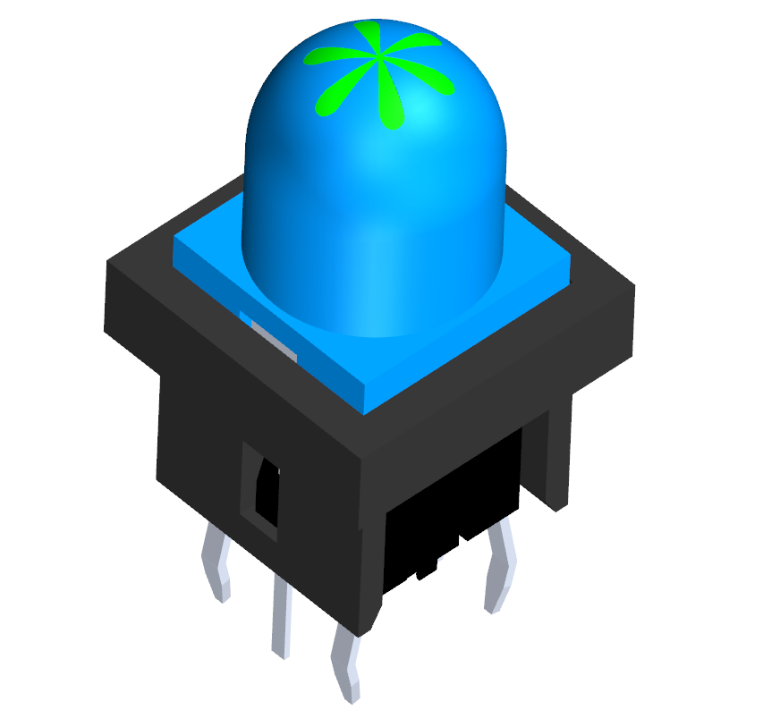Illuminated tact switch