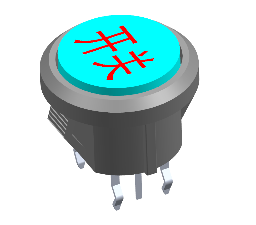 Illuminated tact switch