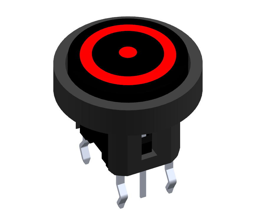 Illuminated tact switch
